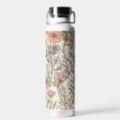 Bouteille D'eau Aquarelle personnalisée d'été (Arrière)