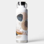 Bouteille D'eau Aquarelle PixDezines Arrangement Abstrait moderne (Avant)