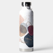 Bouteille D'eau Aquarelle PixDezines Arrangement Abstrait moderne (Droite)