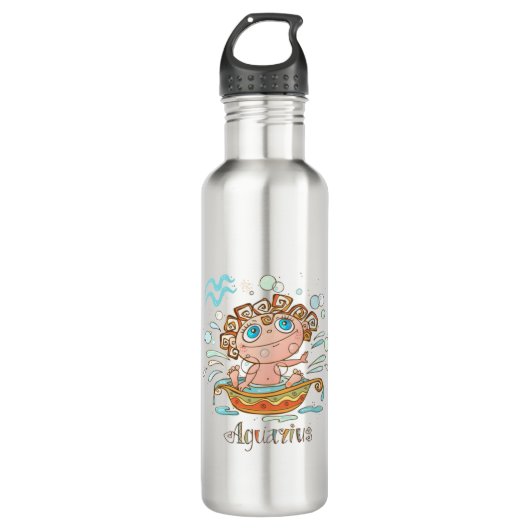 Bouteille D'eau Aquarius Cartoon Baby (Devant)