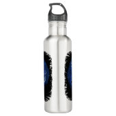 Bouteille D'eau Aquaticat - Chat surréaliste en Imaginaire profond (Dos)