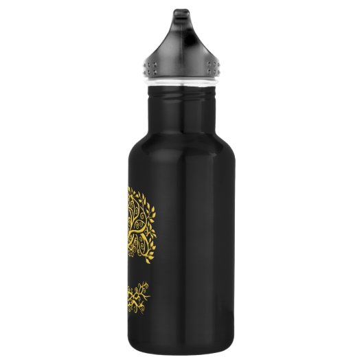 Bouteille D'eau Arbre Celtique Jaune (Droite)