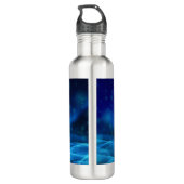 Bouteille D'eau Arbre de Noël bleu électrique moderne avec lumière (Dos)