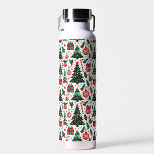 Bouteille D'eau Arbre de Noël, cadeaux, sucre de canne