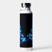 Bouteille D'eau arbre de Noël stylisé SlipperyJoe bleu brillant s (Plage)