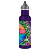 Bouteille D'eau Arbre de vie apaisant dans les couleurs arc-en-cie (Droite)