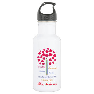 Bouteille D'eau Arbre grand crayon / Appréciation de l'enseignant