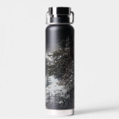 Bouteille D'eau Arbres neigeux forestiers | Forêt neigeuse (Arrière)