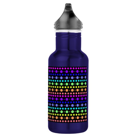 Bouteille D'eau Arc-en-ciel des points (Droite)