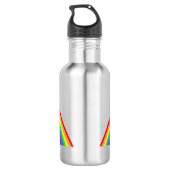 Bouteille D'eau Arc-en-ciel - personnalisé, votre nom (Dos)