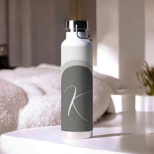 Bouteille D'eau Arche Boho élégant avec n'importe quel monogramme 