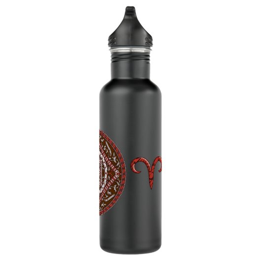 Bouteille d'eau Aries Mandala (Droite)