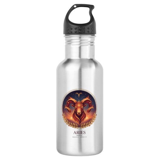 Bouteille D'eau Aries Zodiac Water Bottle (Devant)