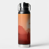 Bouteille D'eau Arizona Sunset monogramme personnalisé (Salle de sport)