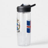 Bouteille D'eau Armoiries de l'Islande, Drapeau, Islande (Gauche)