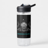 Bouteille D'eau Armoiries de Pennsylvanie Fitness & Pennsylvanie (Gauche)