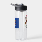 Bouteille D'eau Armoiries du Michigan, drapeau, Michigan (Droite)