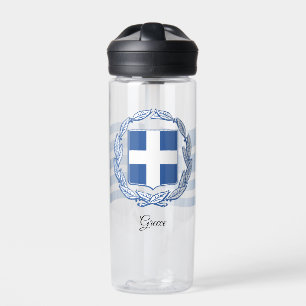 Bouteille D'eau Armoiries grecques, Drapeau, Grèce