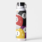 Bouteille D'eau Arrière - plan Billiard Balls (Arrière)