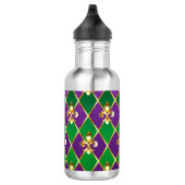 Bouteille D'eau Arrière - plan de bijoux Mardi Gras (Droite)