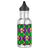 Bouteille D'eau Arrière - plan de bijoux Mardi Gras (Gauche)