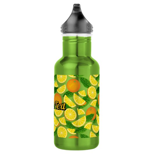 Bouteille D'eau Arrière - plan orange (Droite)