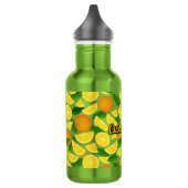 Bouteille D'eau Arrière - plan orange (Gauche)