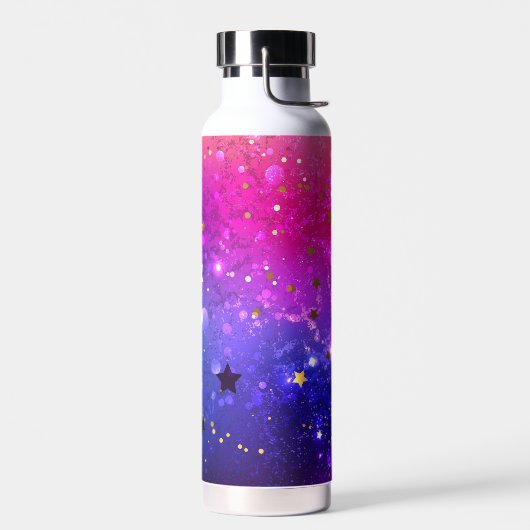 Bouteille D'eau Arrière - plan rose brillant (Gauche)