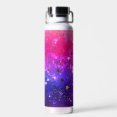 Bouteille D'eau Arrière - plan rose brillant (Arrière)