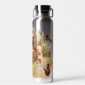 Bouteille D'eau Art à poils durs Vizsla (Arrière)