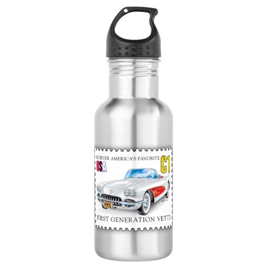 BOUTEILLE D'EAU ART AUTOMOBILE C-ONE (Devant)