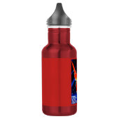 Bouteille D'eau art d'affiche de propagande de course de l'espace (Gauche)