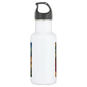 Bouteille D'eau Art de Flamant rose d'île de Sanibel (Dos)