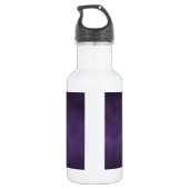 Bouteille D'eau Art de fond ombré Violet Gothic (Dos)