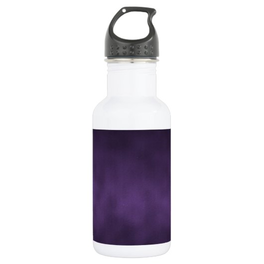 Bouteille D'eau Art de fond ombré Violet Gothic (Devant)