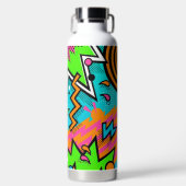 Bouteille D'eau Art de la pop rétro moderne (Avant)