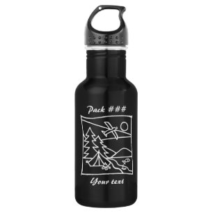 Bouteille D'eau art de nature de camping de scout
