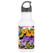 Bouteille D'eau Art de rue de graffiti (Devant)