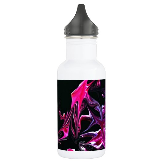 Bouteille D'eau Art des fleurs déformées (Gauche)