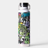 Bouteille D'eau Art du graffiti (Arrière)