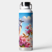 Bouteille D'eau Art Floral/printemps Blue Jay (Plage)