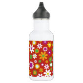 Bouteille D'eau Art Floral Rouge (Droite)