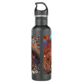 Bouteille D'eau Art moderne Brown et orange (Dos)