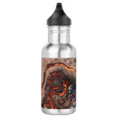 Bouteille D'eau Art moderne Brown et orange (Droite)