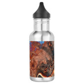 Bouteille D'eau Art moderne Brown et orange (Gauche)