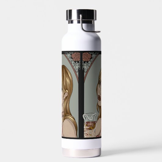 Bouteille D'eau Art Nouveau (Gauche)