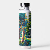 Bouteille D'eau Art Pixel de Disk Golf (Plage)