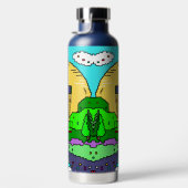 Bouteille D'eau Art Pixel de Disk Golf (Droite)