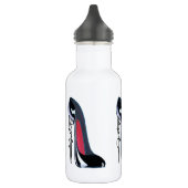 Bouteille D'eau Art stylet de chaussure de steampunk de talon noir (Gauche)