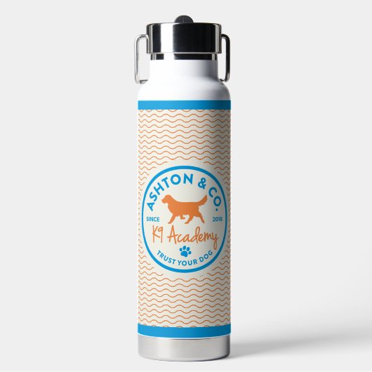 Bouteille D'eau Ashton & Co. K9 Academy Wavy Lines Water Bottle (Salle de sport)